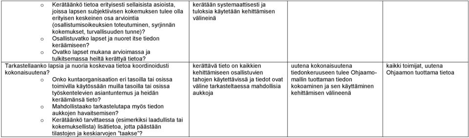 Tarkastellaank lapsia ja nuria kskevaa tieta krdinidusti kknaisuutena?