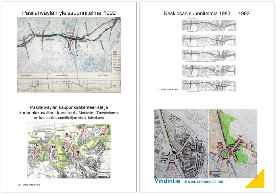 kaupunkikuvalliset tavoitteet / Markelin : Tavoitekartta on