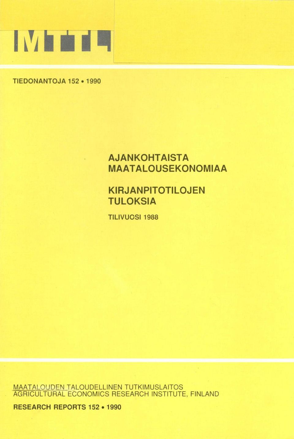 TLVUOS 988 MAATALOUDE TALOUDELLE