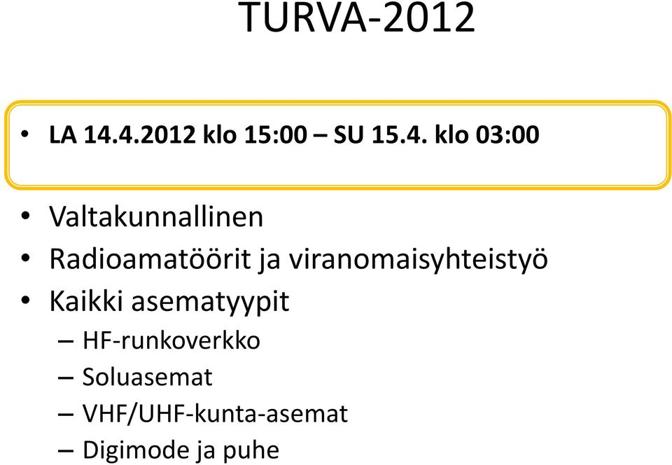 Valtakunnallinen Radioamatöörit ja