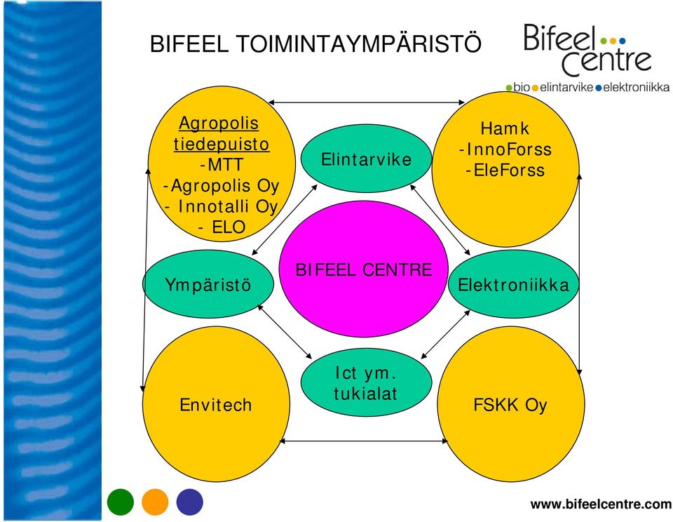 Elintarvike BIFEEL CENTRE Hamk -InnoForss