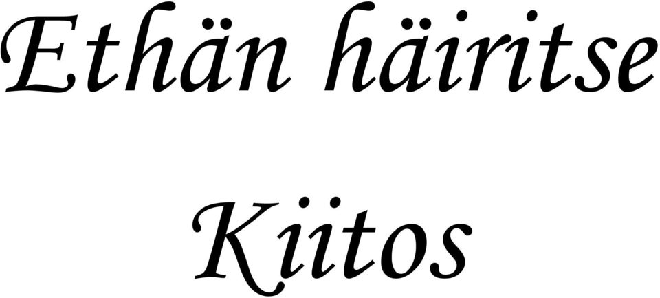 Kiitos