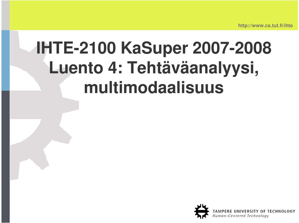 KaSuper 2007-2008 Luento