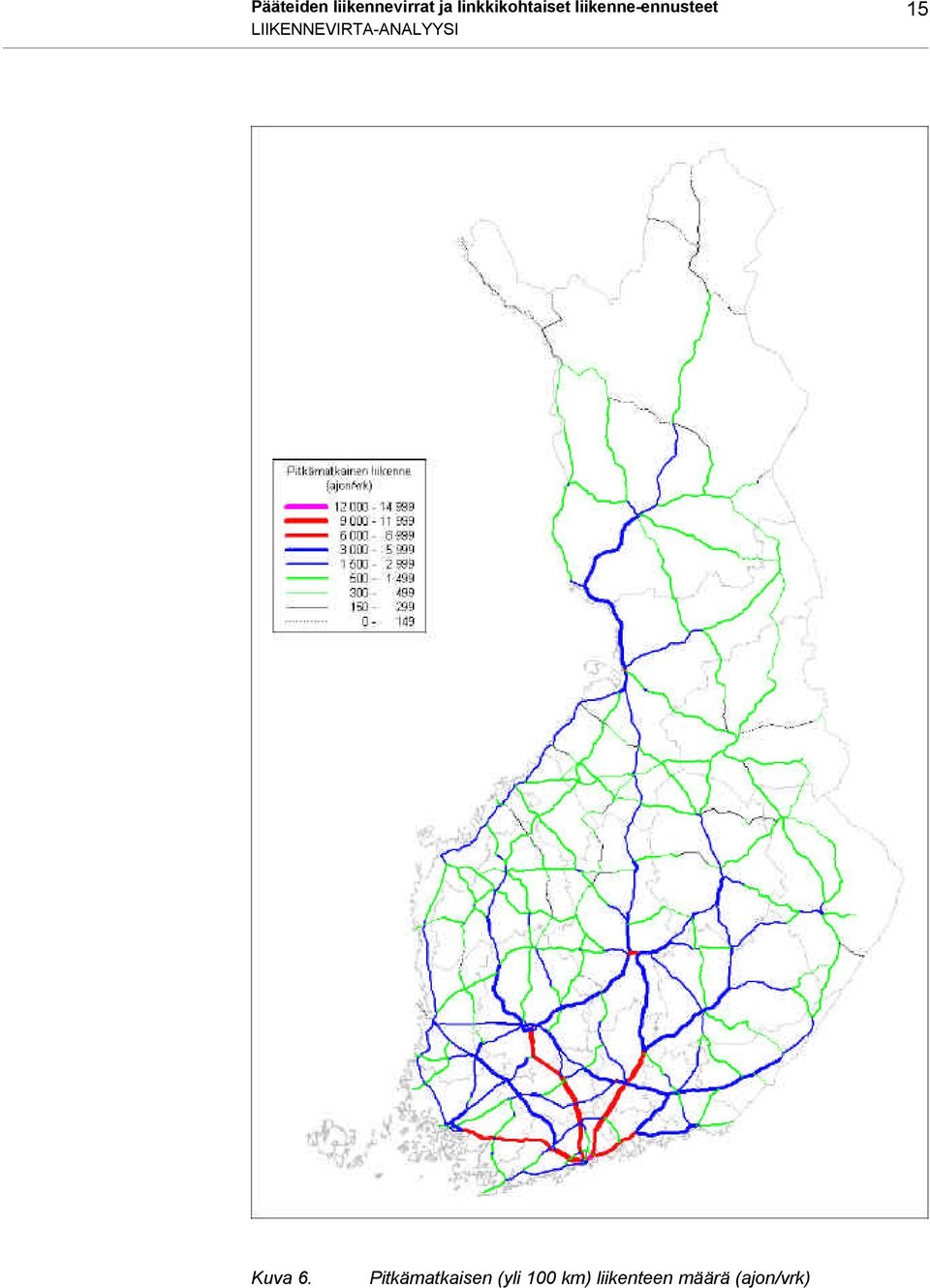 LIIKENNEVIRTA-ANALYYSI Kuva 6.
