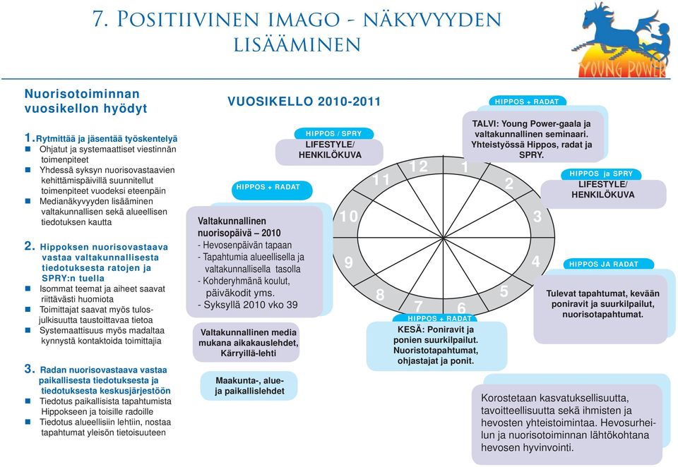 lisääminen valtakunnallisen sekä alueellisen tiedotuksen kautta 2.