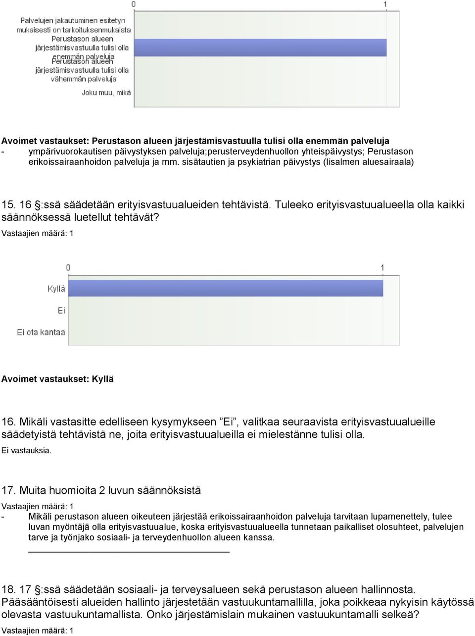 Tuleeko erityisvastuualueella olla kaikki säännöksessä luetellut tehtävät? 16.