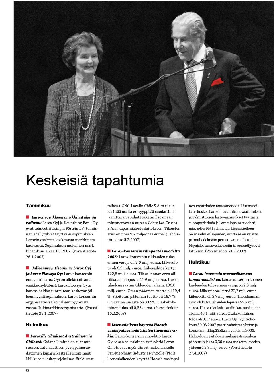 3.2007. (Pörssitiedote 26.1.
