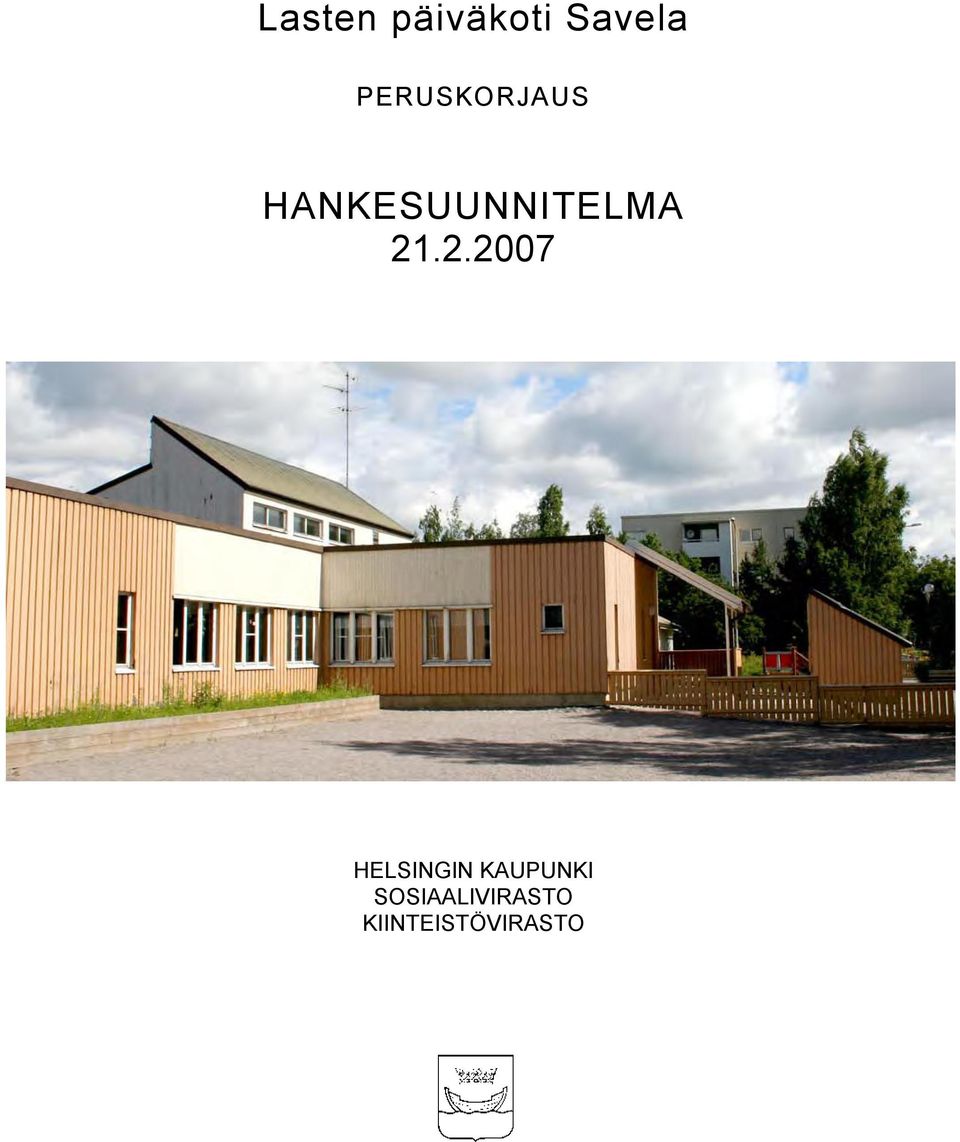HANKESUUNNITELMA 21