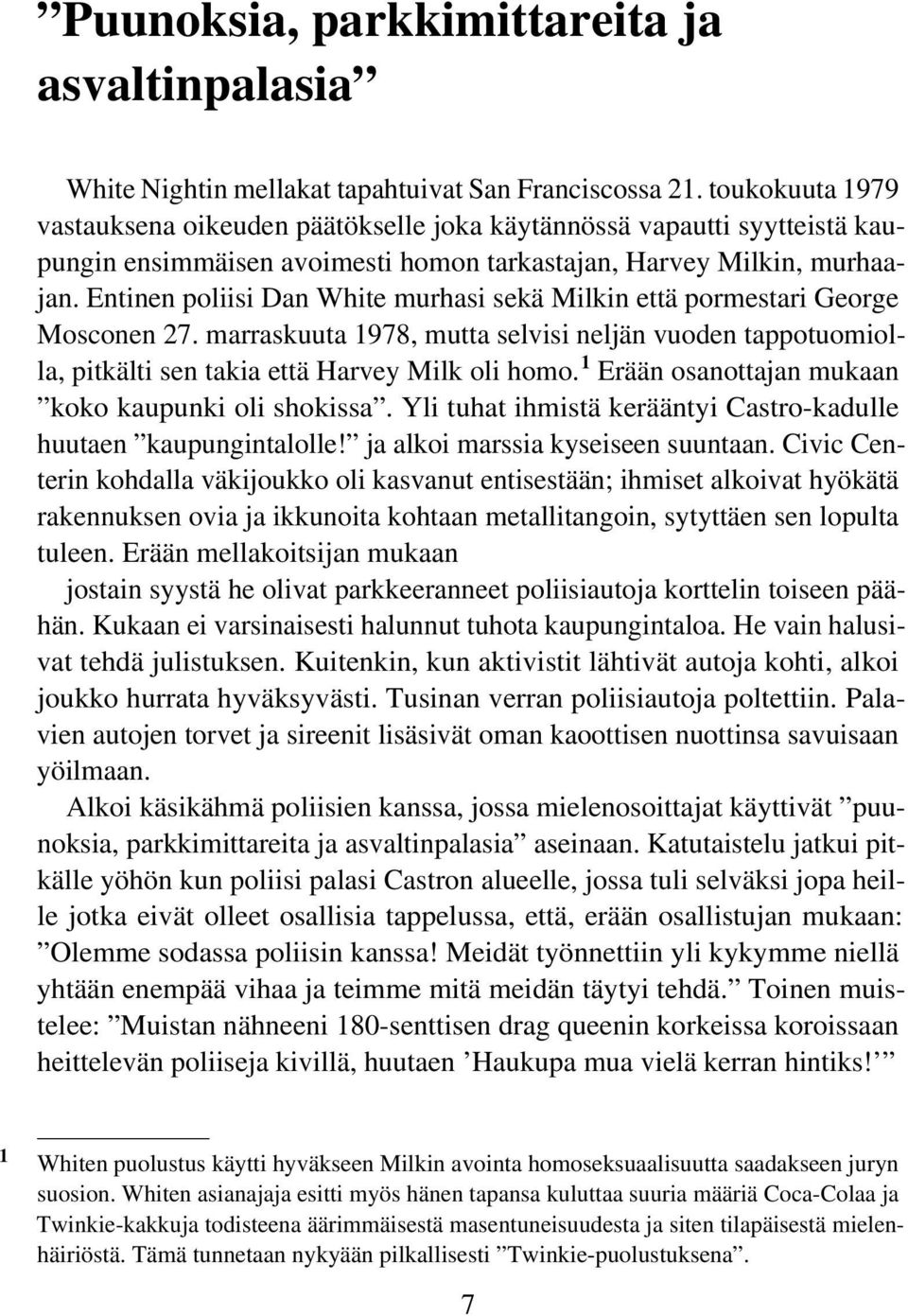 Castro Gay suku puoli