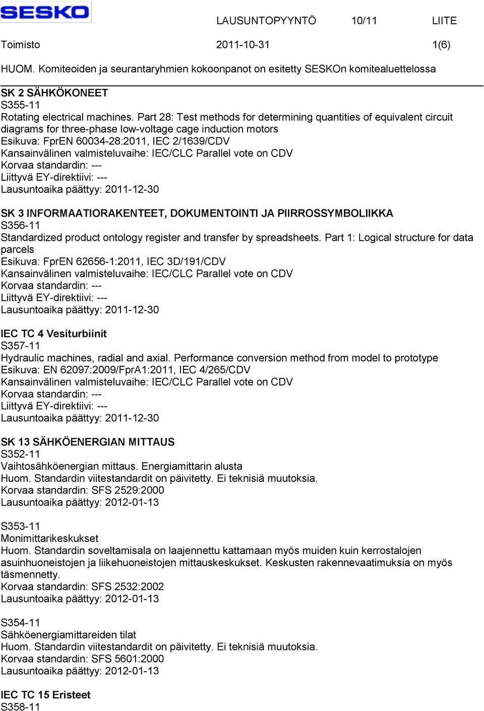 INFORMAATIORAKENTEET, DOKUMENTOINTI JA PIIRROSSYMBOLIIKKA S356-11 Standardized product ontology register and transfer by spreadsheets.