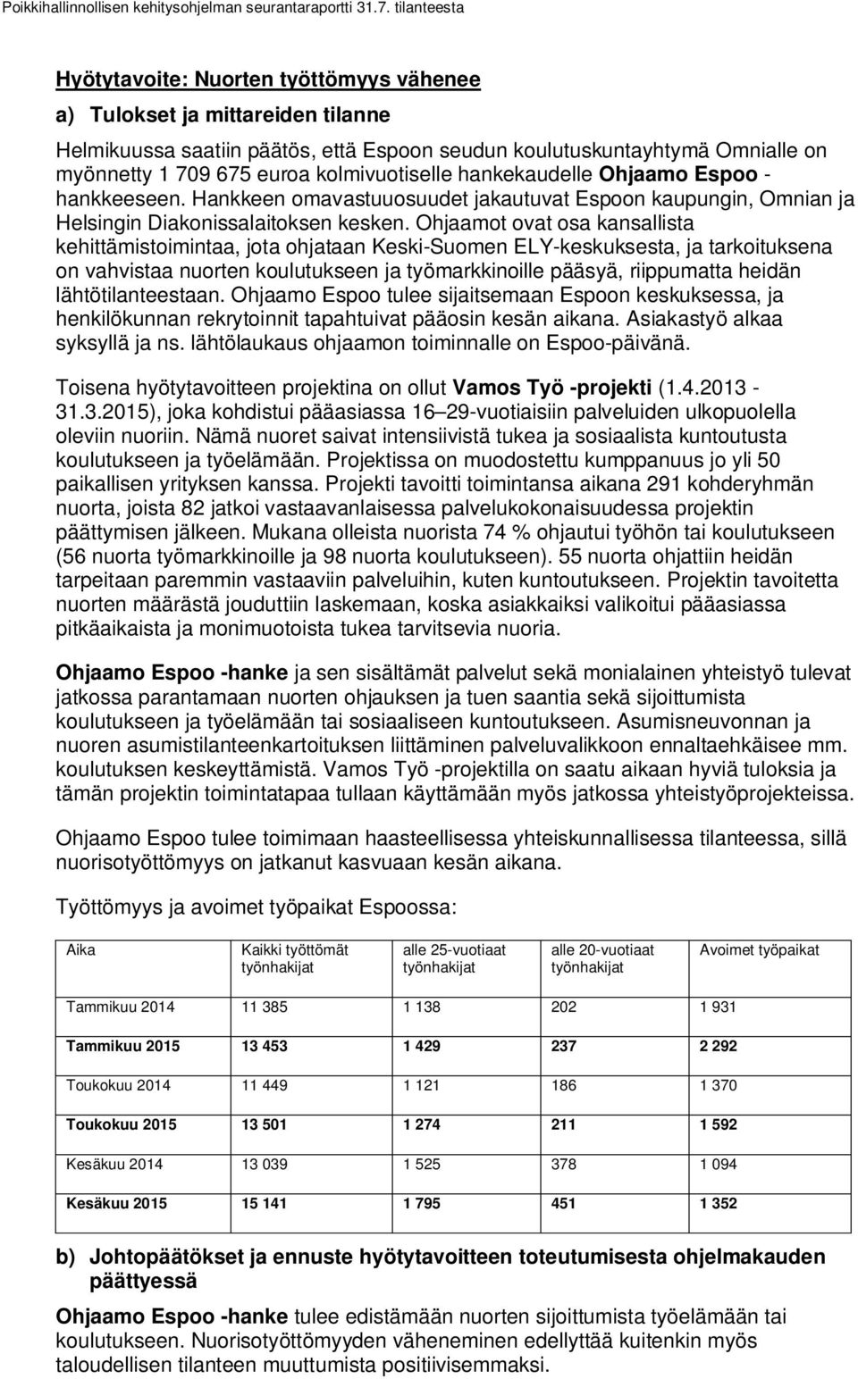 Ohjaamot ovat osa kansallista kehittämistoimintaa, jota ohjataan Keski-Suomen ELY-keskuksesta, ja tarkoituksena on vahvistaa nuorten koulutukseen ja työmarkkinoille pääsyä, riippumatta heidän