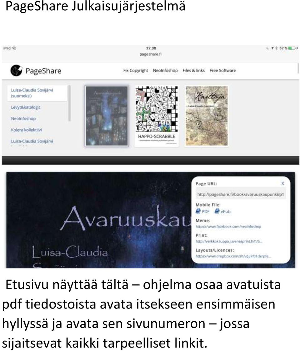 avata itsekseen ensimmäisen hyllyssä ja avata sen