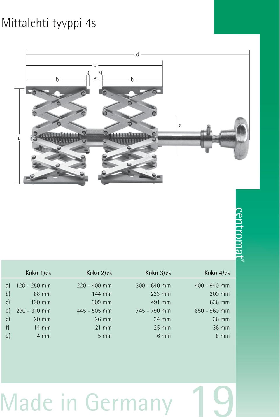 144 mm 309 mm 445-505 mm 26 mm 21 mm 5 mm 300-640 mm 233 mm 491 mm 745-790 mm 34