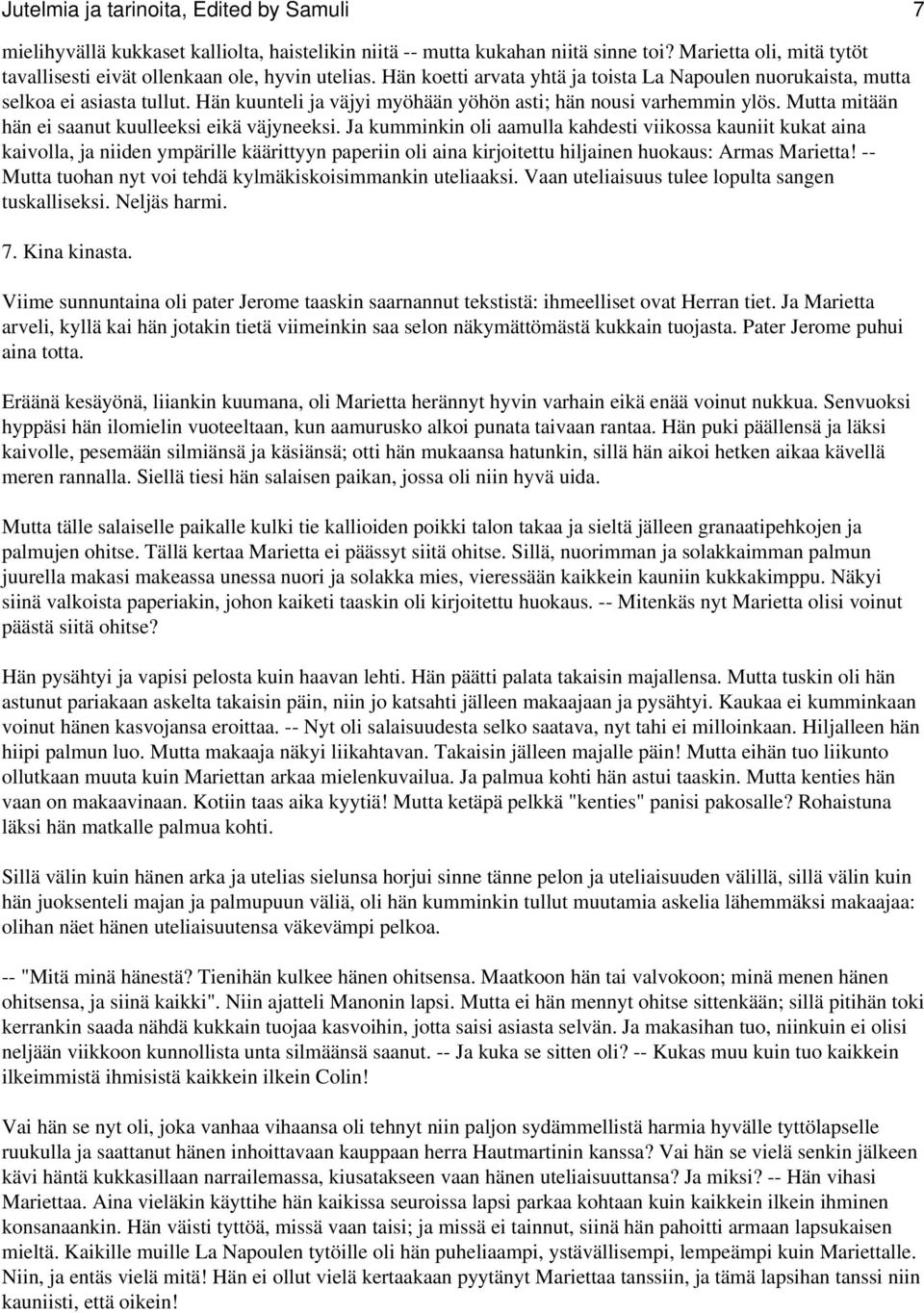salainen ja ääretön dating huhuja