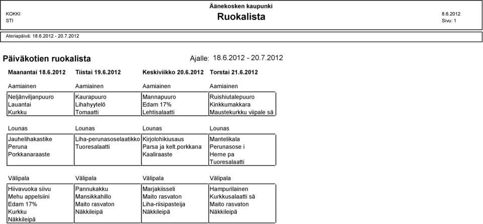 2012 Torstai 21.6.