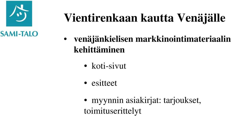 kehittäminen koti-sivut