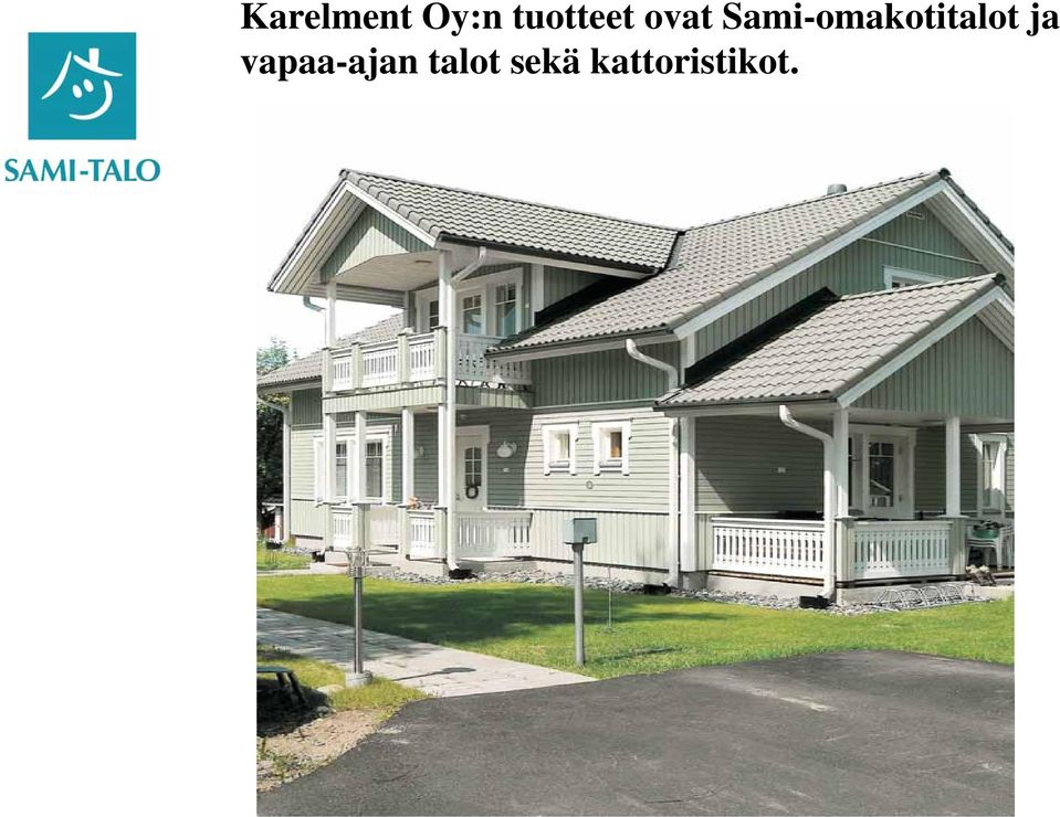 Sami-omakotitalot ja