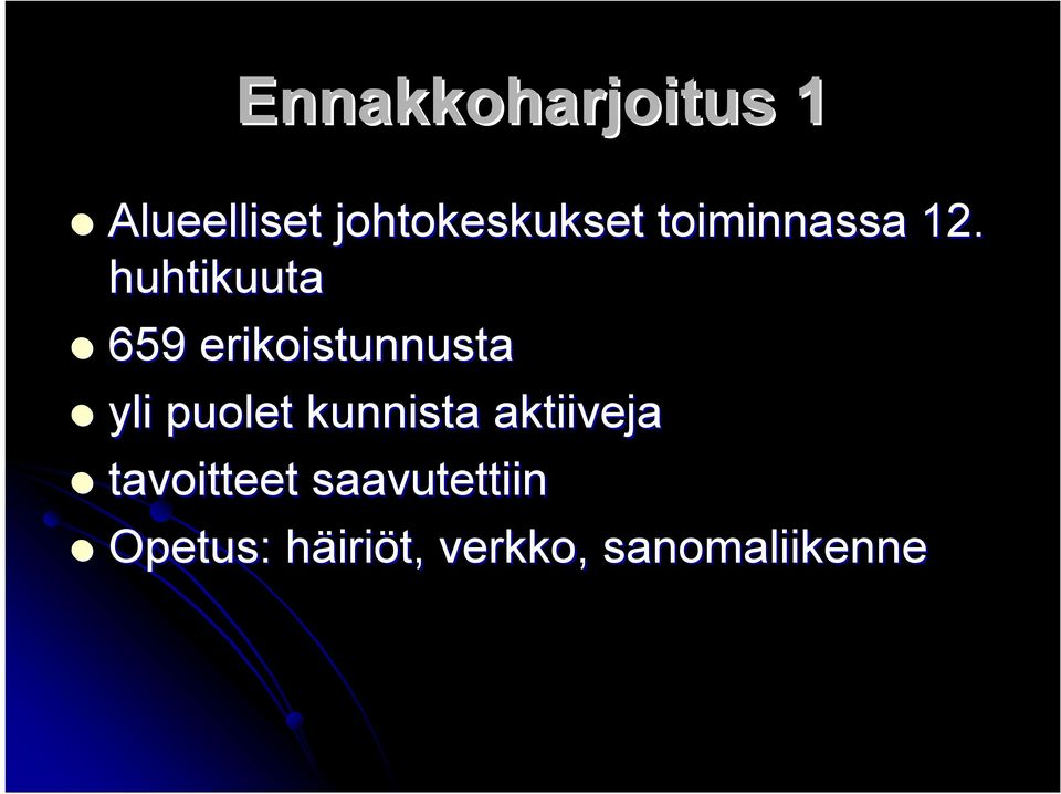 huhtikuuta 659 erikoistunnusta yli puolet