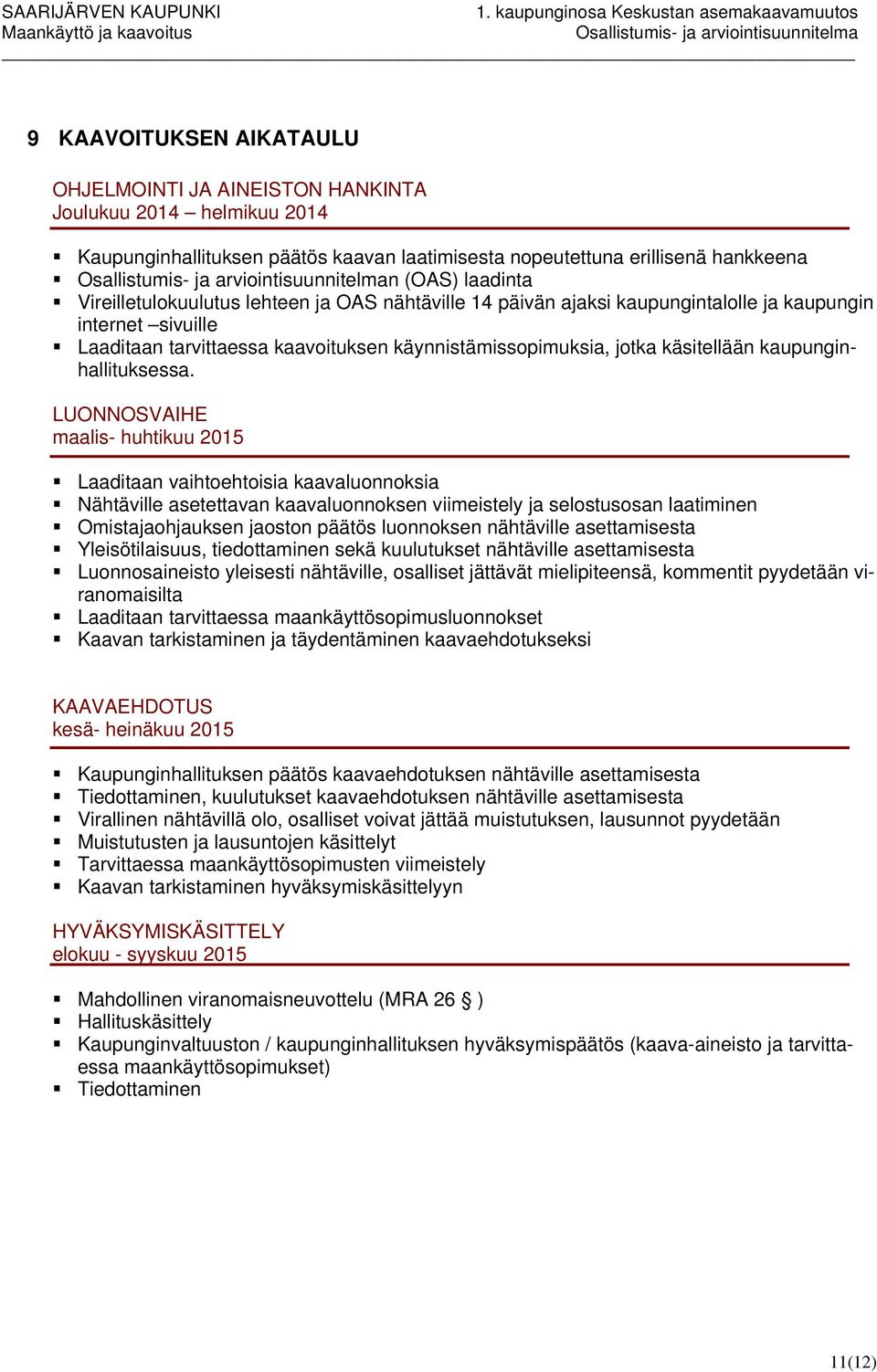 kaupunginhallituksessa.