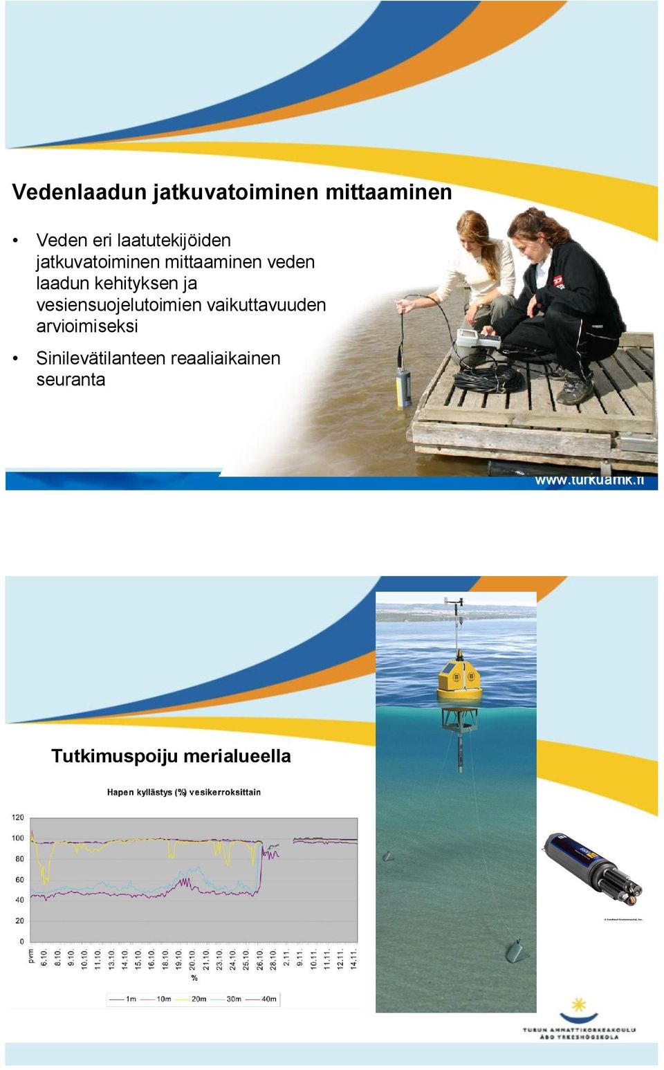 kehityksen ja vesiensuojelutoimien vaikuttavuuden arvioimiseksi