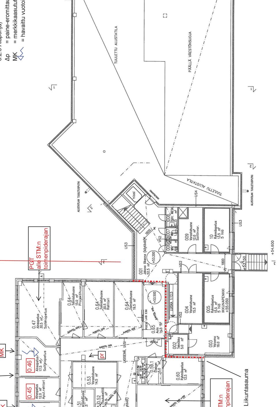 2.5 Alapohja) p =paine-eromittau MK