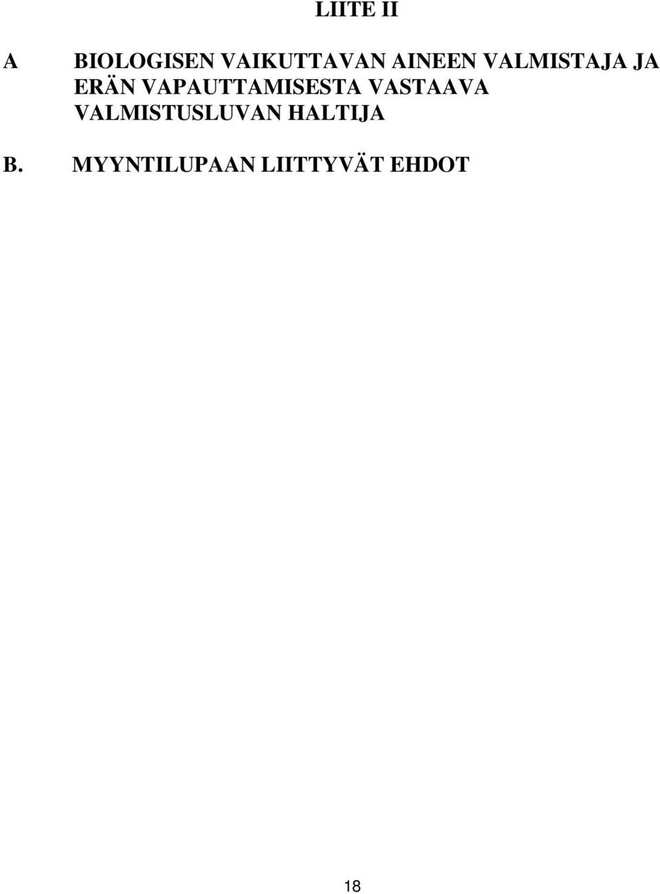 VAPAUTTAMISESTA VASTAAVA