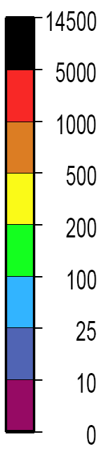 Musta hiili päästöt ja pitoisuudet ng/m 3 Source: UNEP/WMO 2011. Source: Koch et al. 2009. Atmos.Chem.Phys.