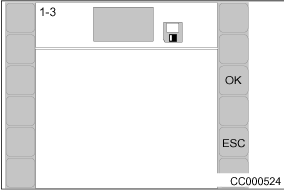 KRONE ISOBUS-terminaali CCI 100 Pos: 21.41.18 /BA/Info-Center/CCI-ISOBUS-Terminal/CCI-EasyCut/EasyCut B 1000/Hauptmenüs/Hauptmenü 1 Einstellungen/Menü 1-3 Frontmähwerk @ 93\mod_1327506074832_71.
