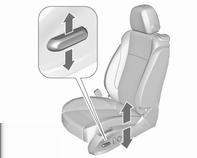 Sähkötoimisen istuimen säätö 9 Varoitus Sähkötoimisia istuimia käytettäessä on oltava varovainen. Loukkaantumisvaara, joka koskee erityisesti lapsia. Esineitä saattaa jäädä väliin.