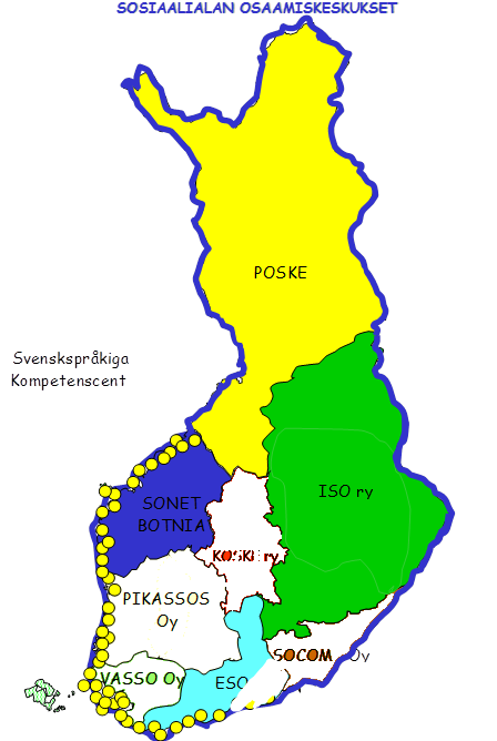 SOSIAALITYÖNTEKIJÖIDEN VALTAKUNNALLINEN TILANNE - Tiedot saatu kuudelta oskelta: Socca,,, SONetBotnia, ISO ja.