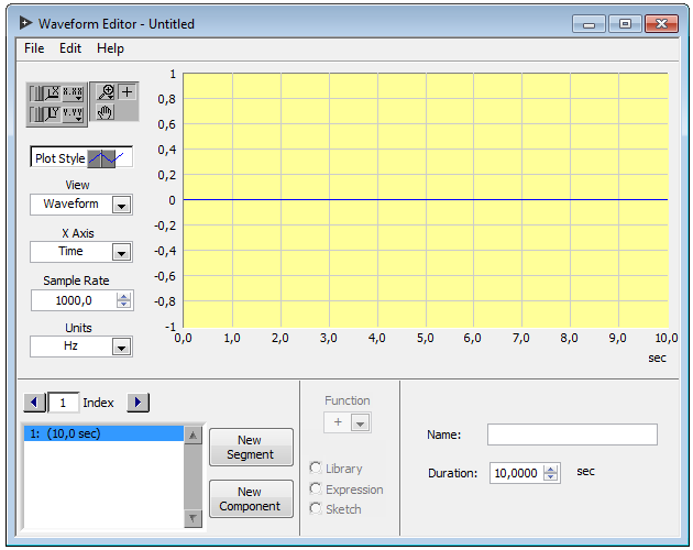 23 tut elementit. Valmiiksi laaditusta ohjelmasta voi rakentaa oman.exe -tiedoston, joka ei enää vaadi LabVIEW-ohjelmistoa toimiakseen.