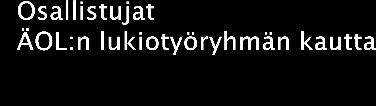 mukana yhteensä kuusi erilaista lukiota eri puolilta maata viidessä tehtiin lukutaidon koe kolmessa tehtiin kirjoitustaidon koe