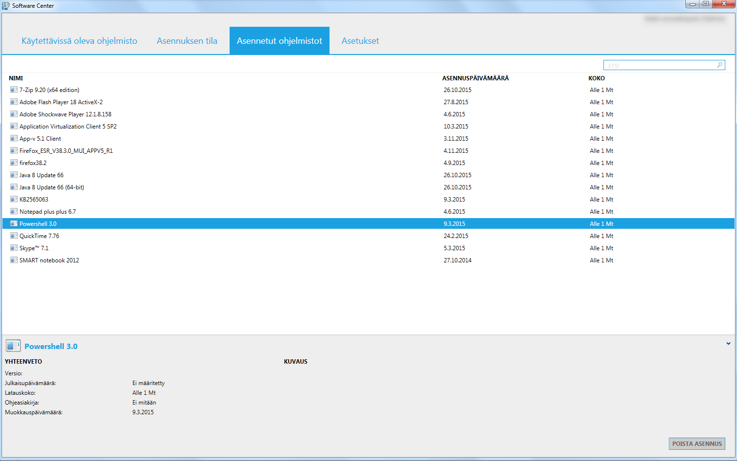 R2-versiossa ConfigMgr:n Collectioneiden Maintenance Window-toiminnon voi asettaa vain halutulle jakelutavalle, kuten kuvassa 5 on kuvattuna.