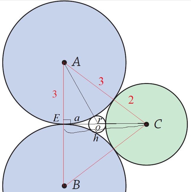 5. Ympyröiden leikkauspiste on 3-säteisen ympyrän keskipiste. Piirretään ympyrä. 35.