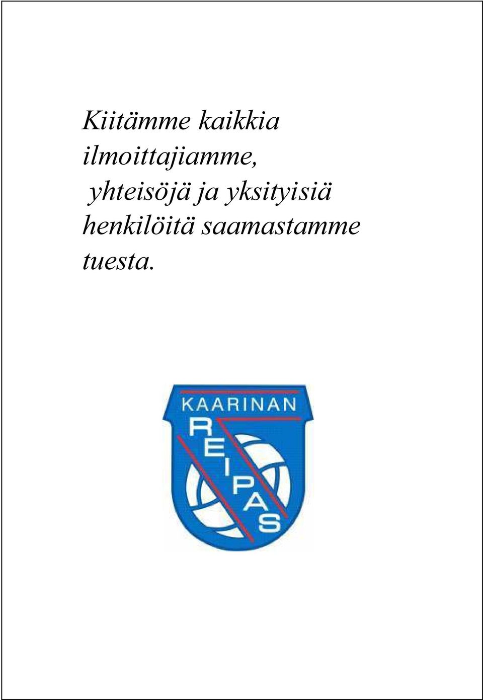 yhteisöjä ja