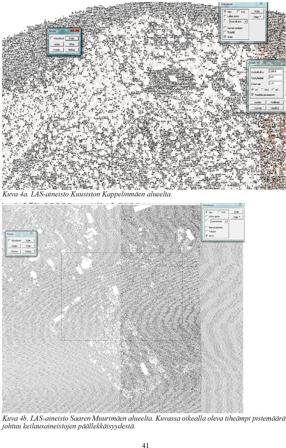 Kuva 4b. LAS-aineisto Saaren Muurimäen alueelta.