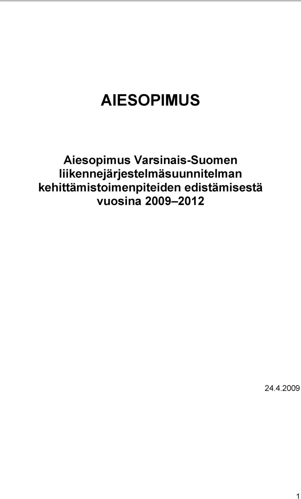 liikennejärjestelmäsuunnitelman