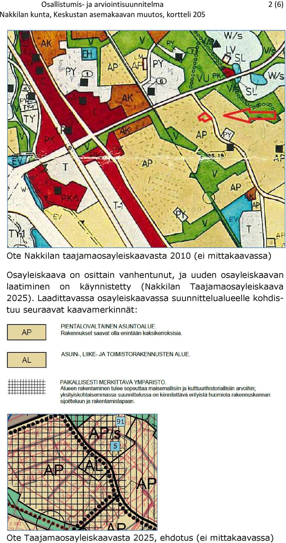 käynnistetty (Nakkilan Taajamaosayleiskaava 2025).