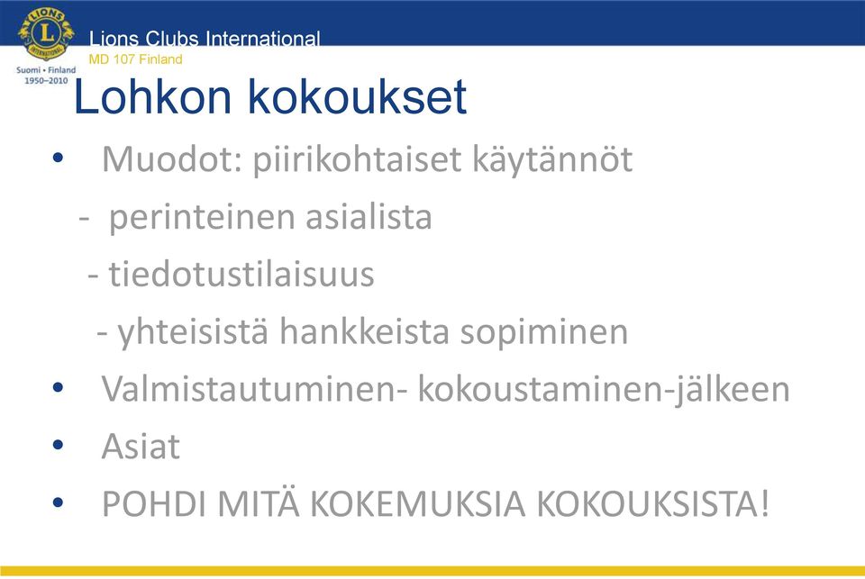 tiedotustilaisuus - yhteisistä hankkeista sopiminen