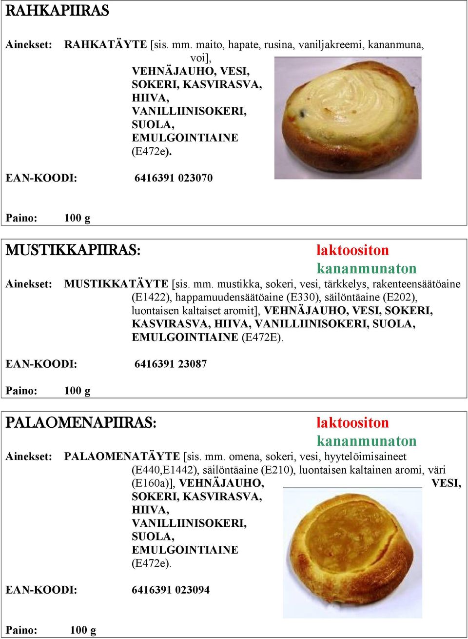 MUSTIKKATÄYTE [sis. mm.