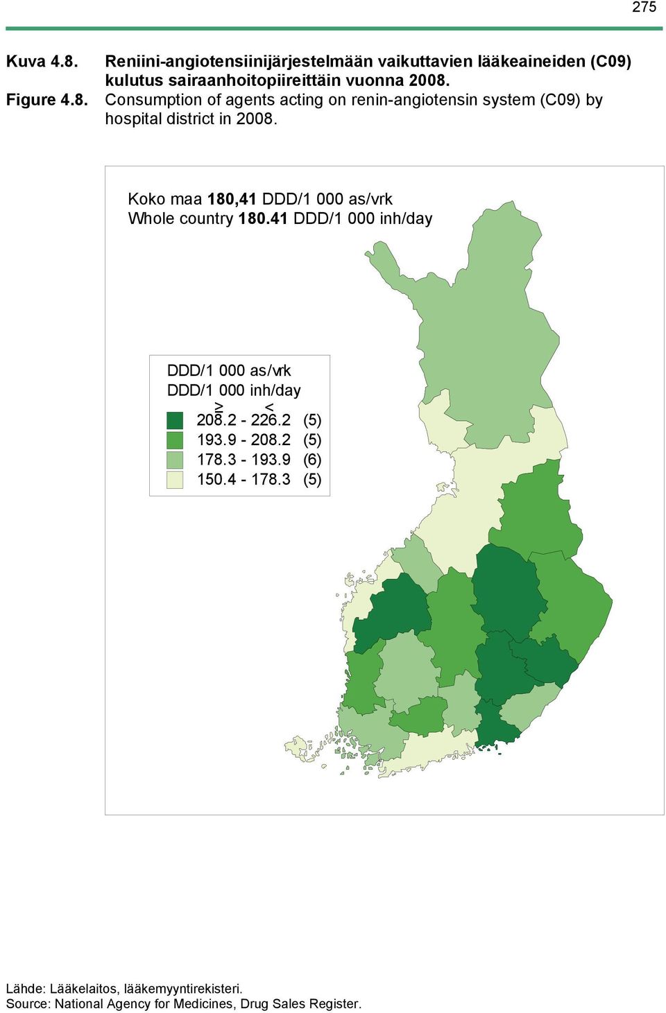 sairaanhoitopiireittäin vuonna 28.