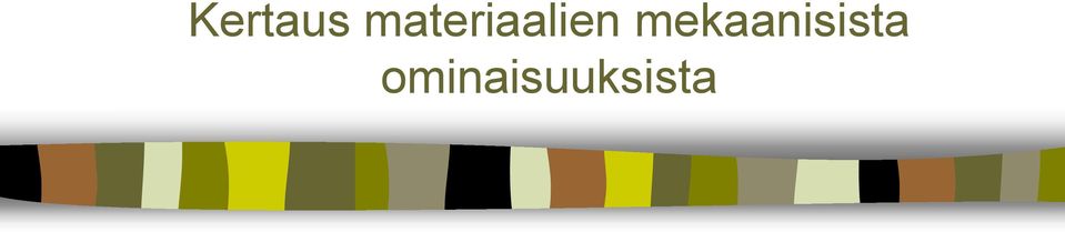 mekaanisista