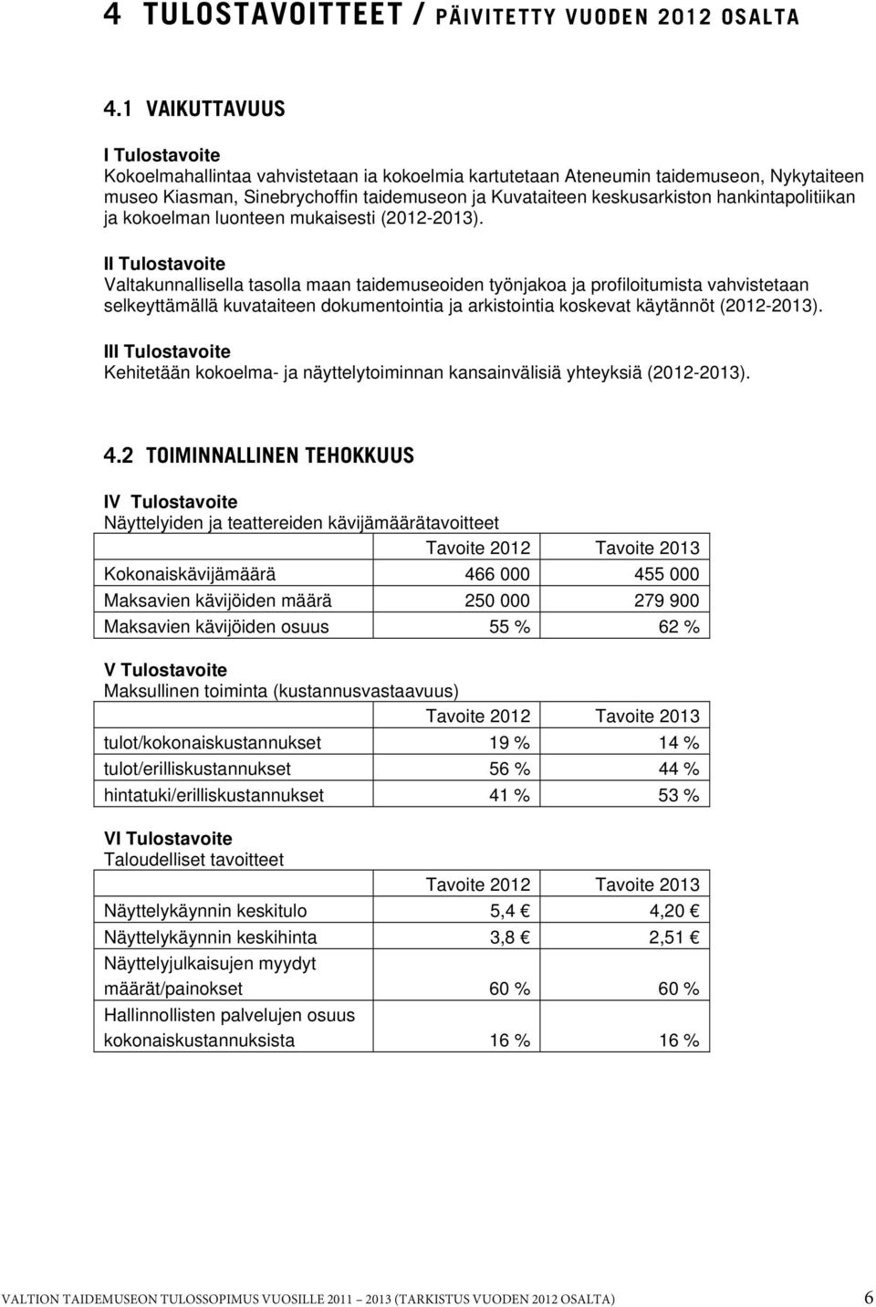 hankintapolitiikan ja kokoelman luonteen mukaisesti (2012-2013).