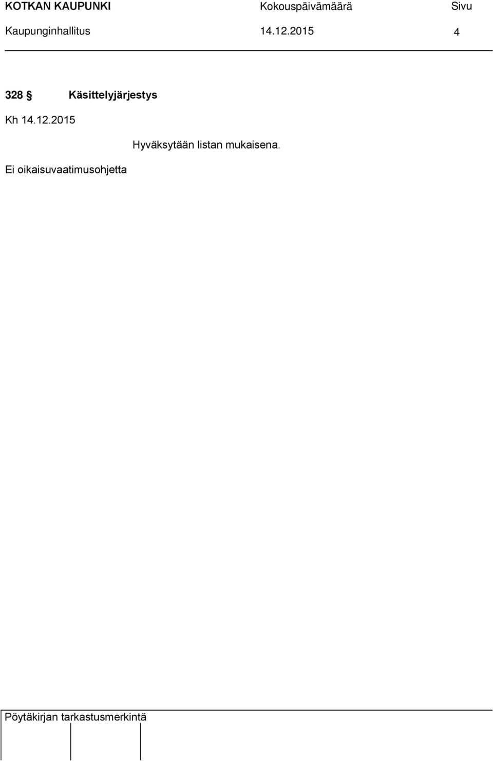 Kh Hyväksytään