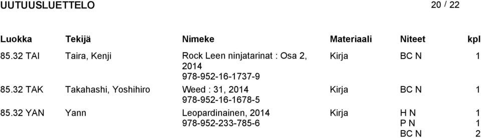 Kirja 04 978-95-6-737-9 85.