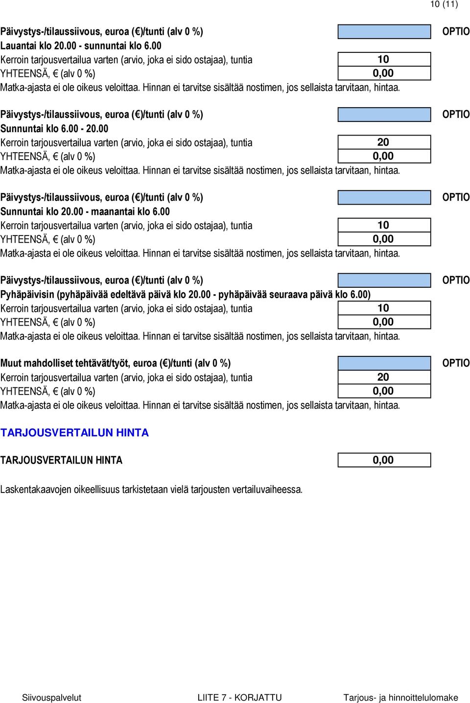 00 - pyhäpäivää seuraava päivä klo 6.