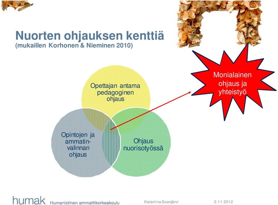 Monialainen ohjaus ja yhteistyö Opintojen ja