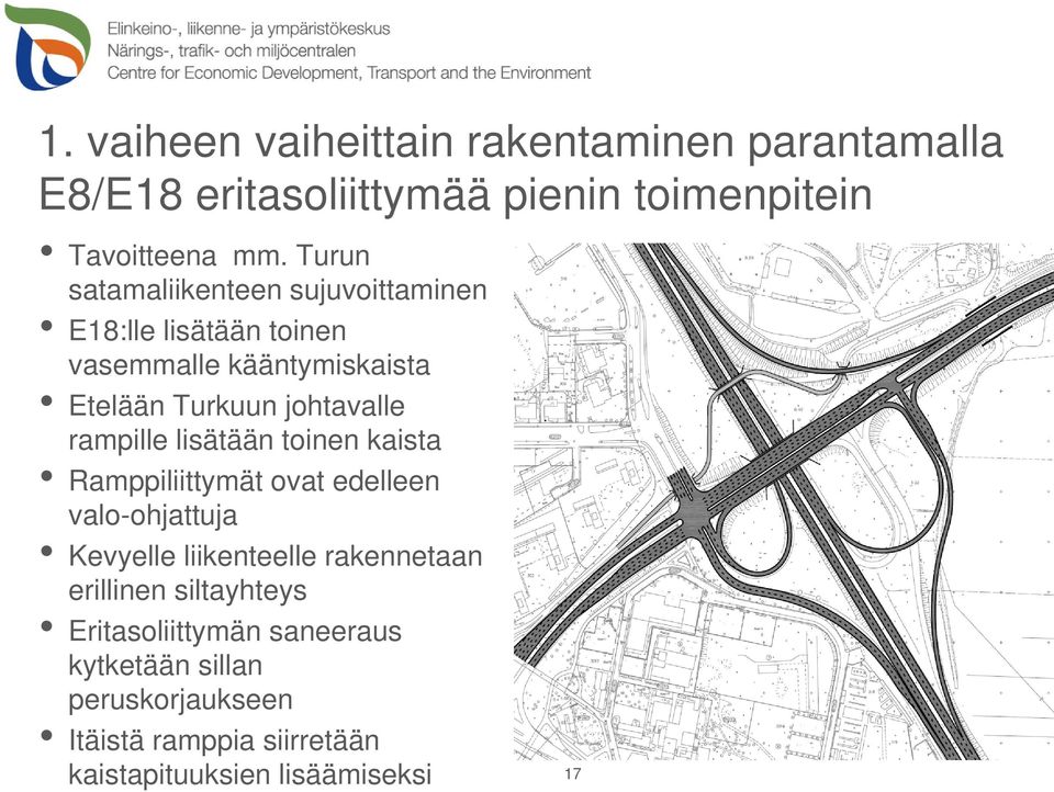 rampille lisätään toinen kaista Ramppiliittymät ovat edelleen valo-ohjattuja Kevyelle liikenteelle rakennetaan