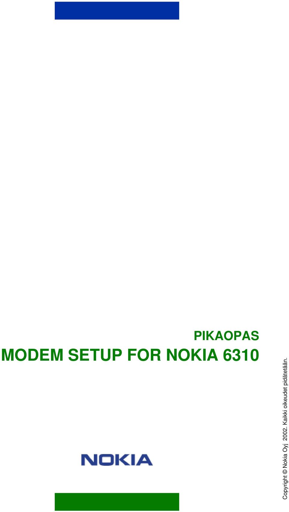 Copyright Nokia Oyj