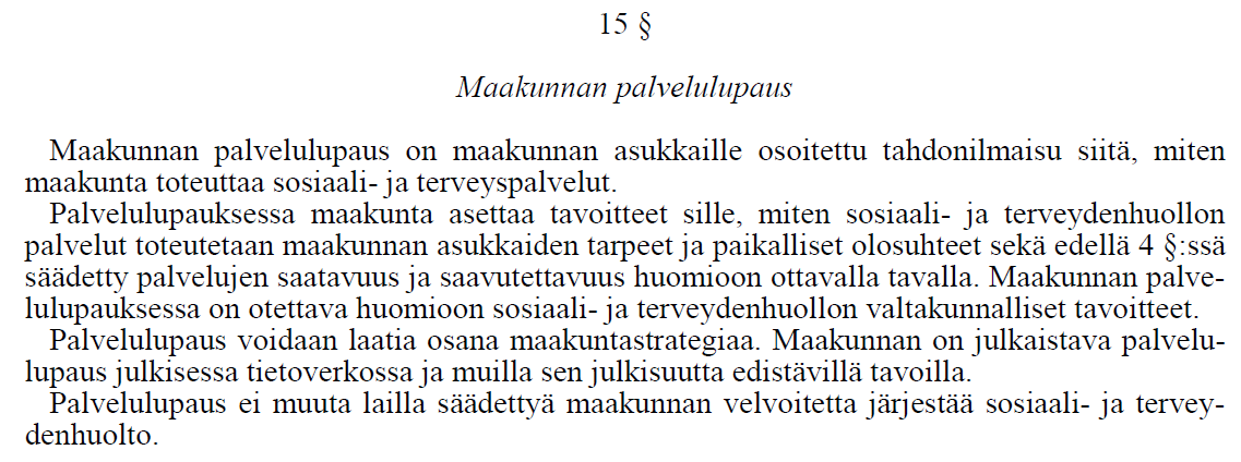 Palvelulupauksen määrittäminen Soiten TA2017 toimintasuunnitelma edennyt pitkälti em.